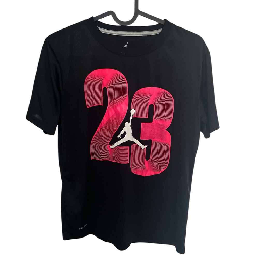Nike Black and Pink Graphic Men's Shirt
